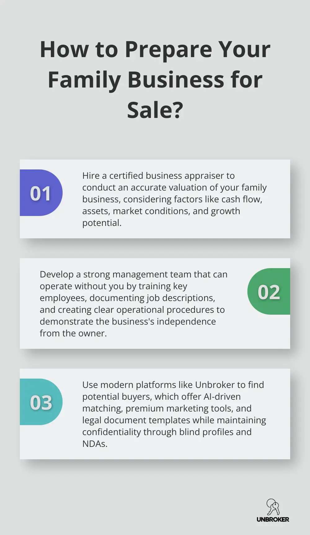 Infographic: How to Prepare Your Family Business for Sale? - how to sell a family business