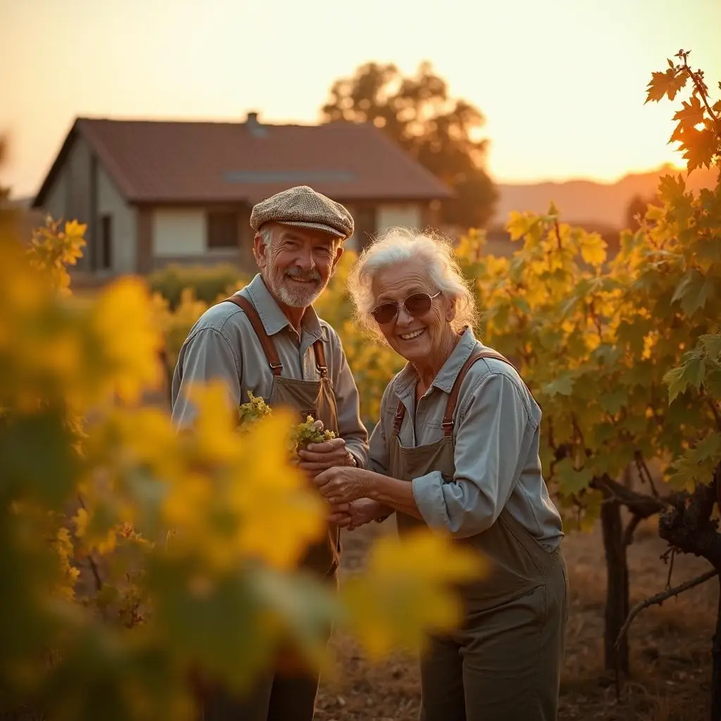 man and woman sell an agriculture business